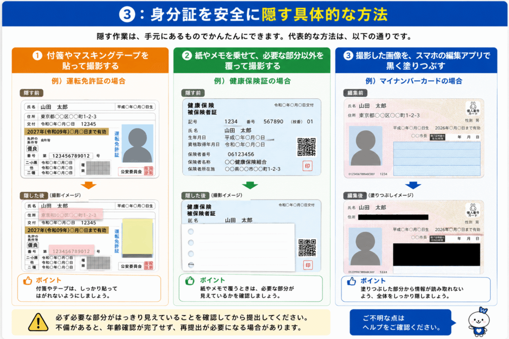 身分証を安全に隠す具体的な方法